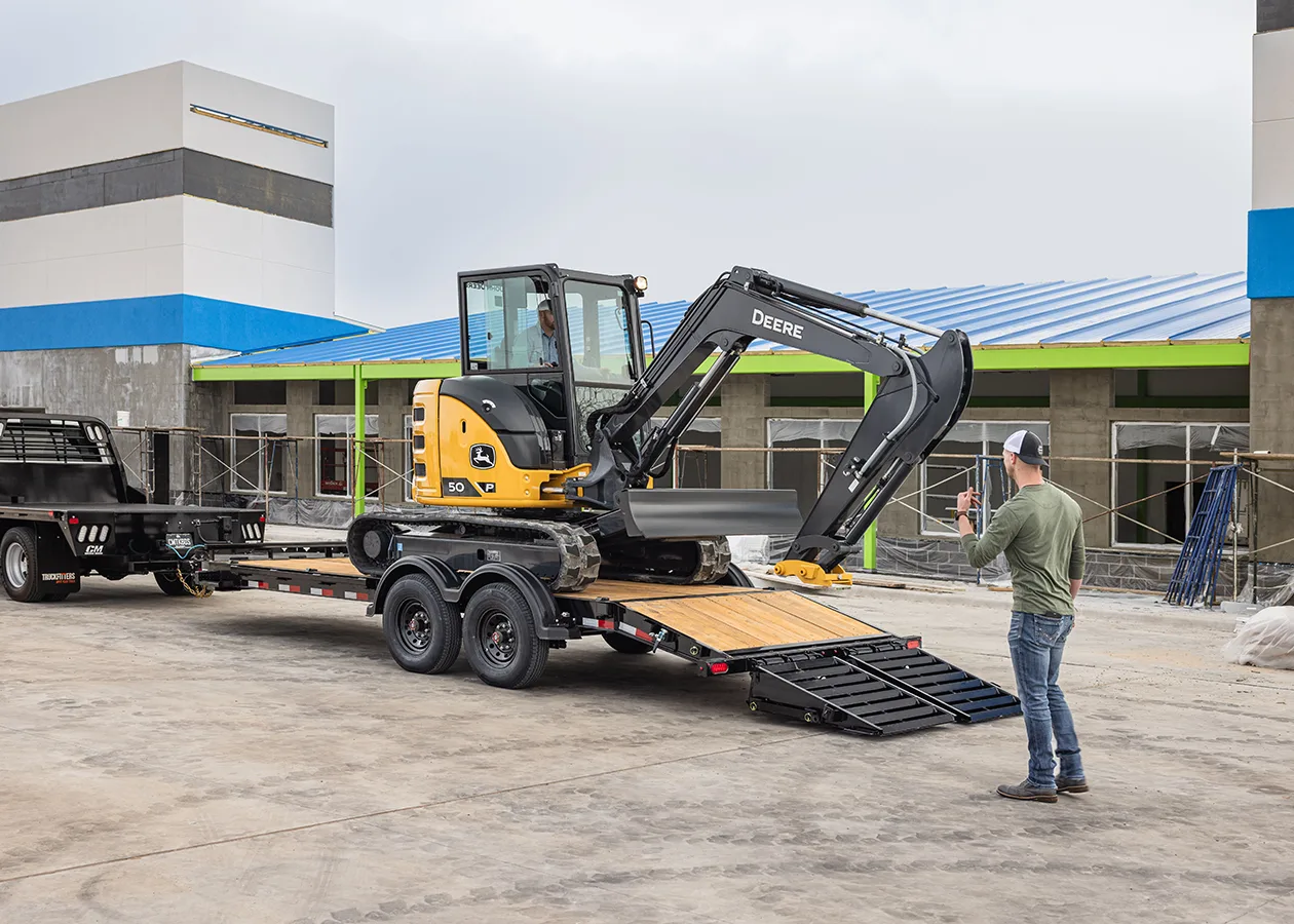 Equipment Trailer Happy Trailers Mini Excavator