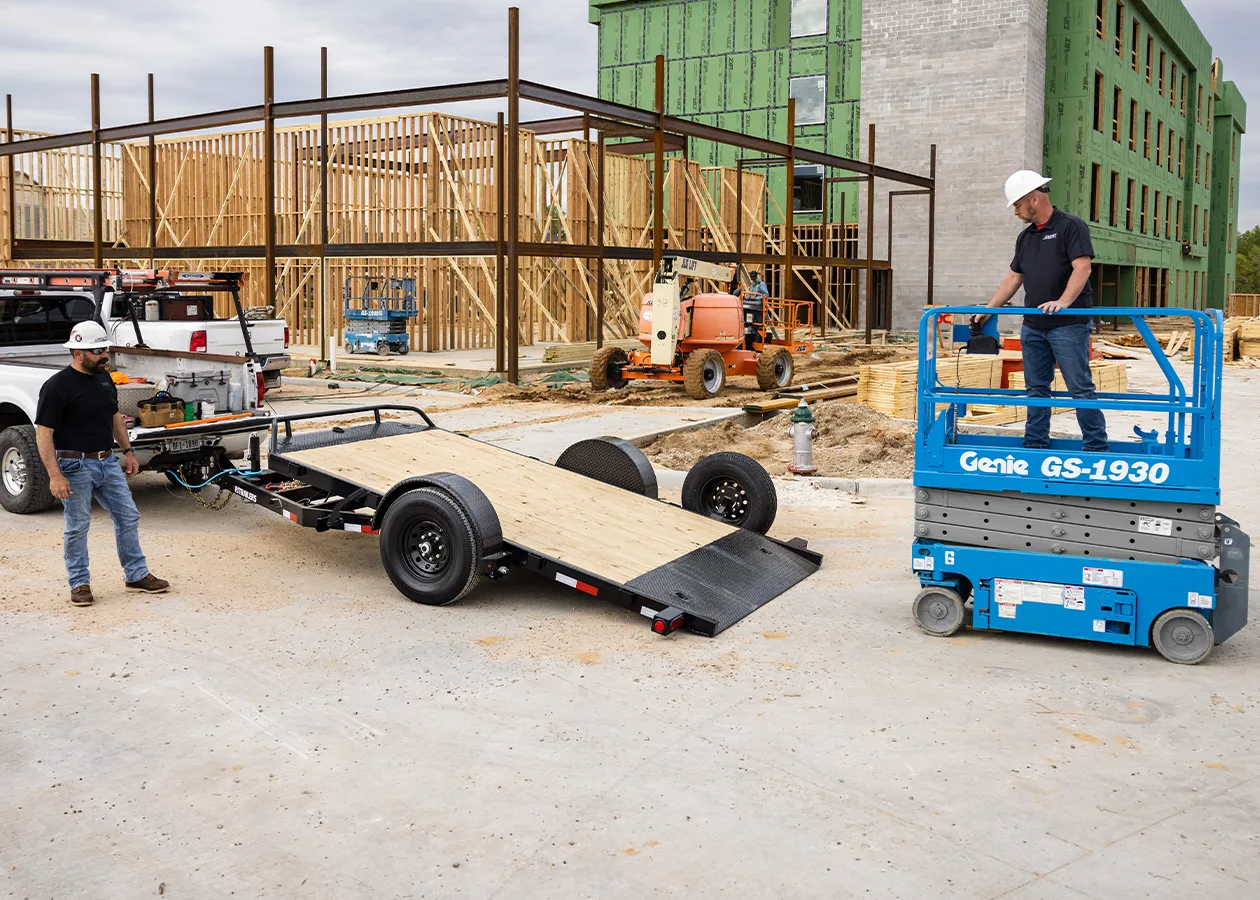 Tilt Trailer Loading Equipment Happy Trailers